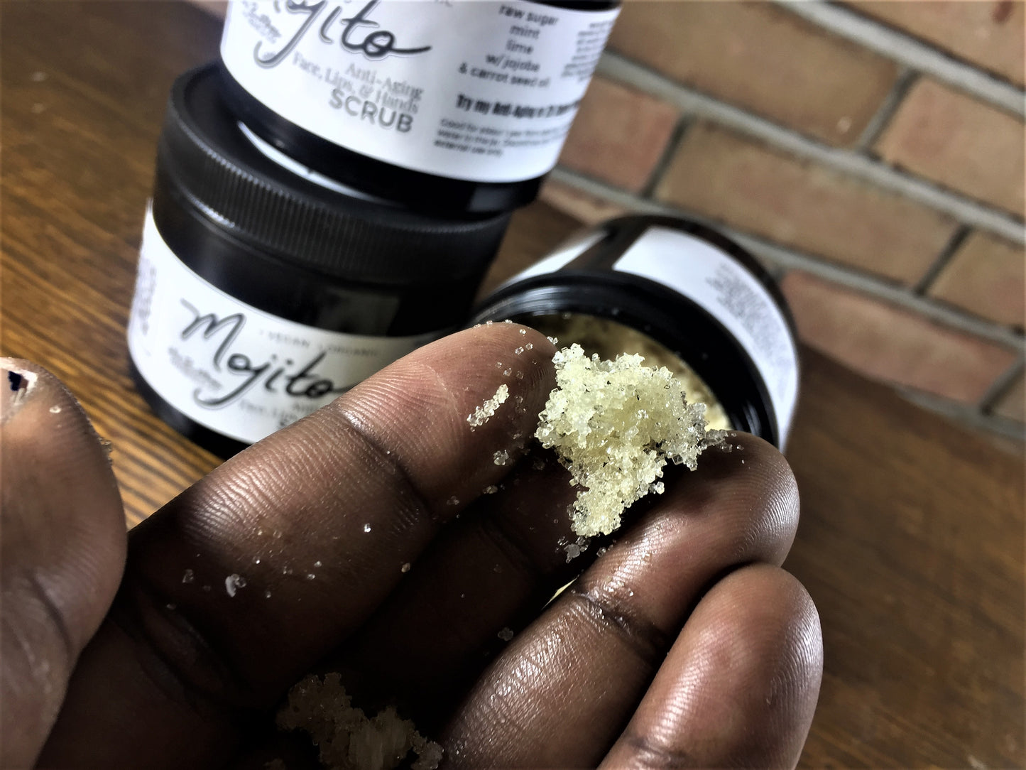 Exfoliante: Mojito | Azúcar sin refinar y lima - Antiedad n.° 46