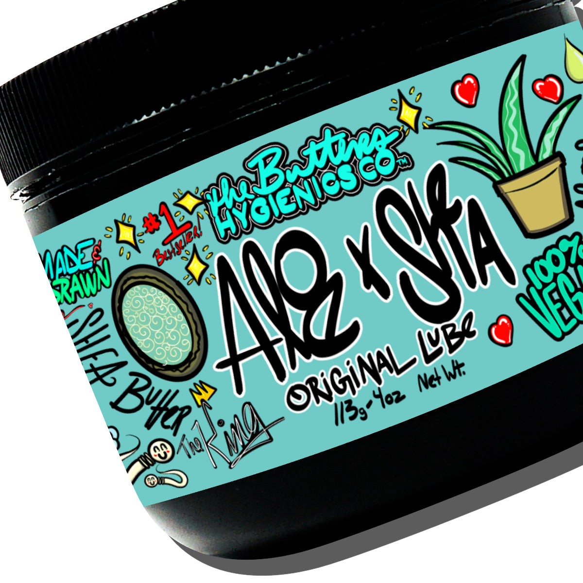 Lube: The Butters | Aloe X Shea The World's Best Lube for Vaginal Dryness, Sensitive Skin, & Pain-Free Pleasure The Butters Hygienics Co. Lube: The Butters | Aloe X Shea The World's Best Lube for Vaginal Dryness, Sensitive Skin, & Pain-Free Pleasure The Butters Hygienics Co.