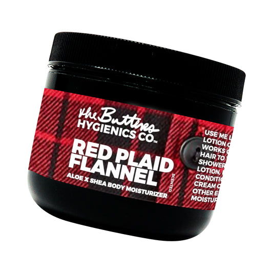 Red Plaid Flannel - Aloe X Shea Body Moisturizer #66