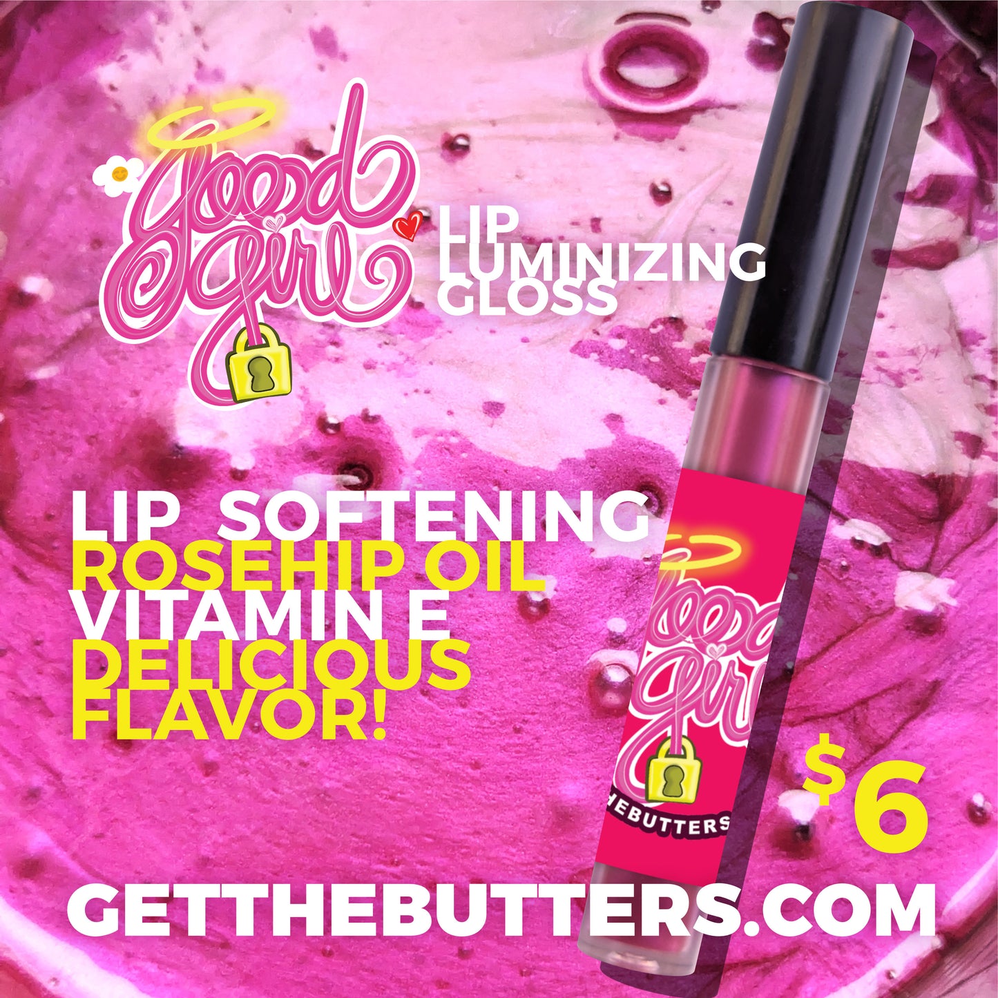Good Girl👩🏾 - Lip Pop Luminizing Gloss | Rosehip X Vitamin E