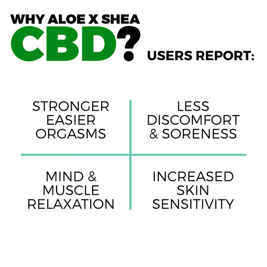 The Butters CBD Aloe X Shea Lube – Ultra-Moisturizing Hybrid Lubricant w/ CBD Isolate