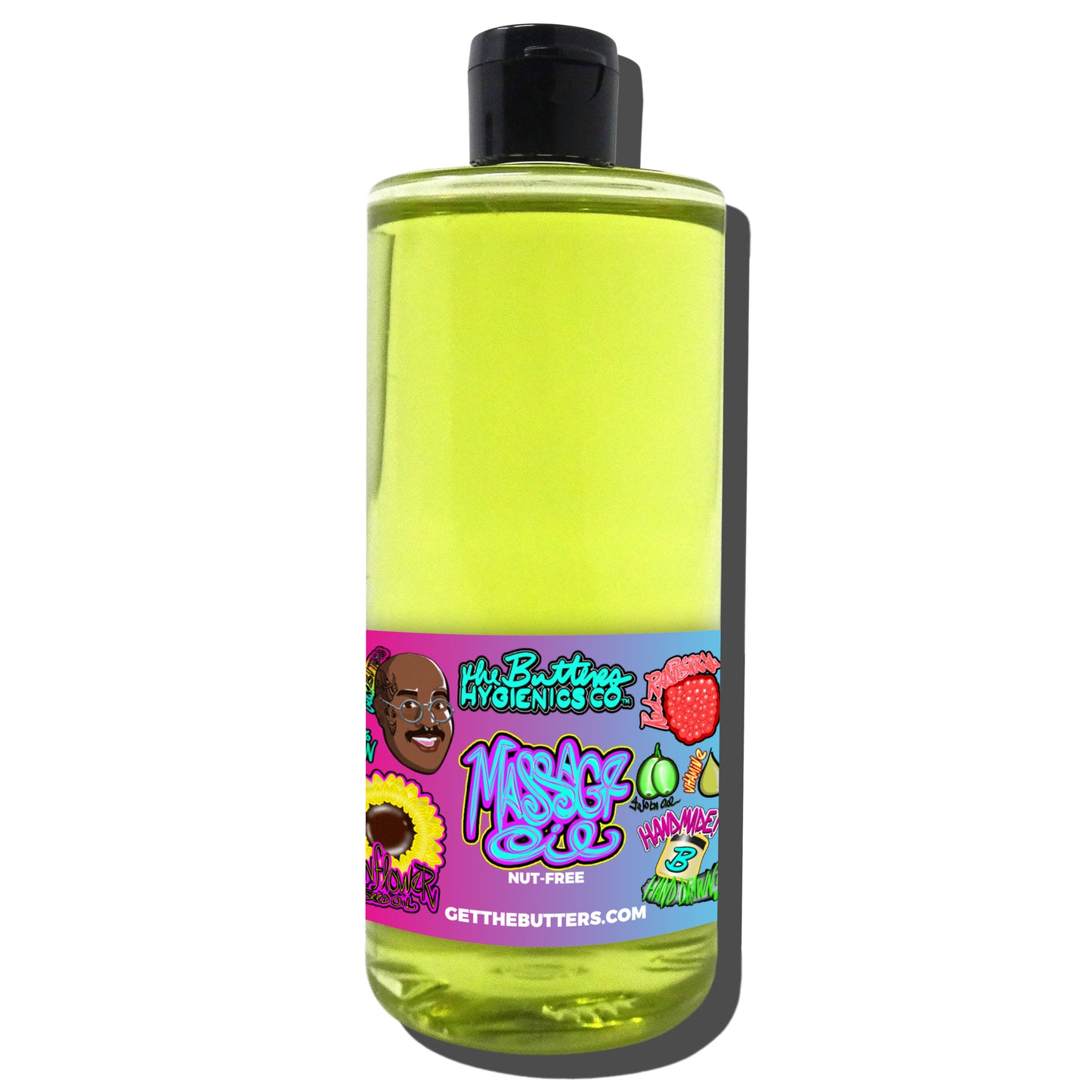 Aceite para Trabajo Corporal y Masajes 💆 | Girasol X Semilla de uva con aceite de semilla de frambuesa roja (sin nueces)