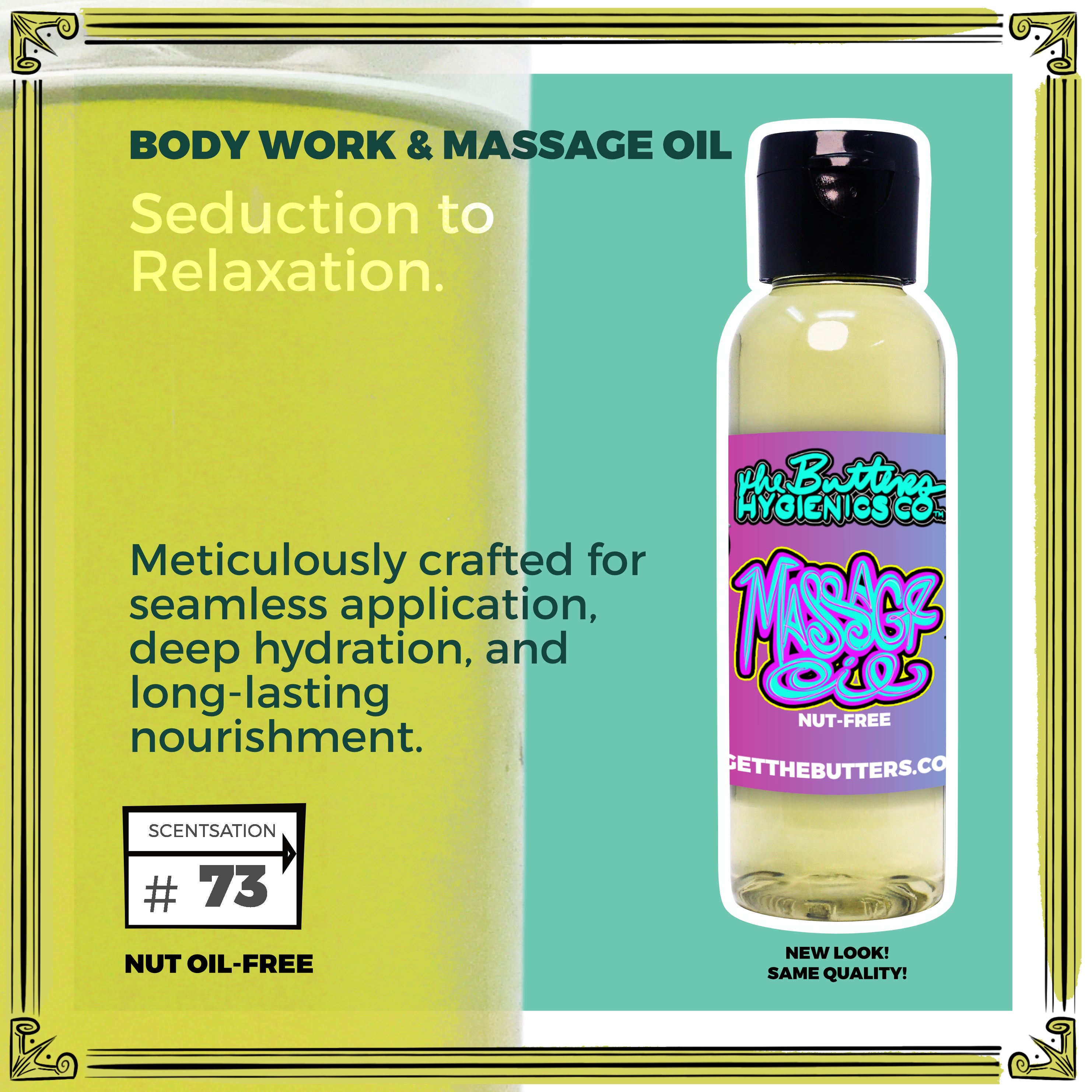 Body Work and Massage Oil 💆 | Sunflower X Grapeseed w Red