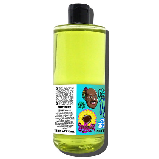 CBD Body Work and Massage Oil💆 | Sunflower X Grapeseed w Red Raspberry Seed Oil (Nut Free)