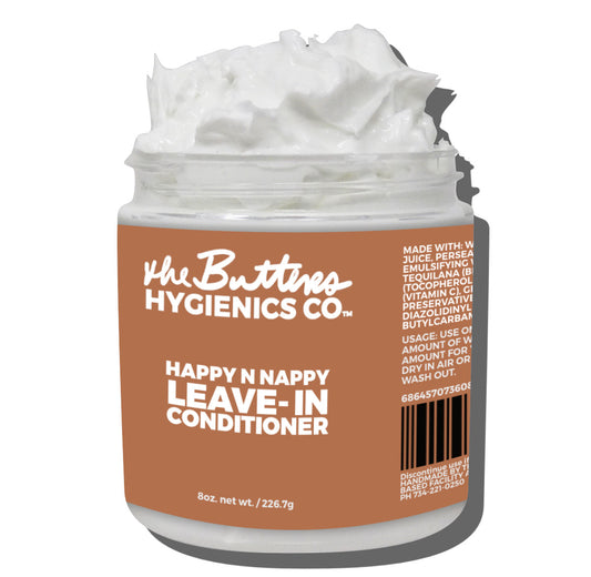 Happy N Nappy Leave-In Conditioner (All Sizes) | Product Media & Descriptions