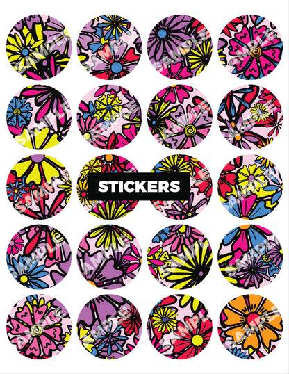 Flower Power - Sticker Sheet