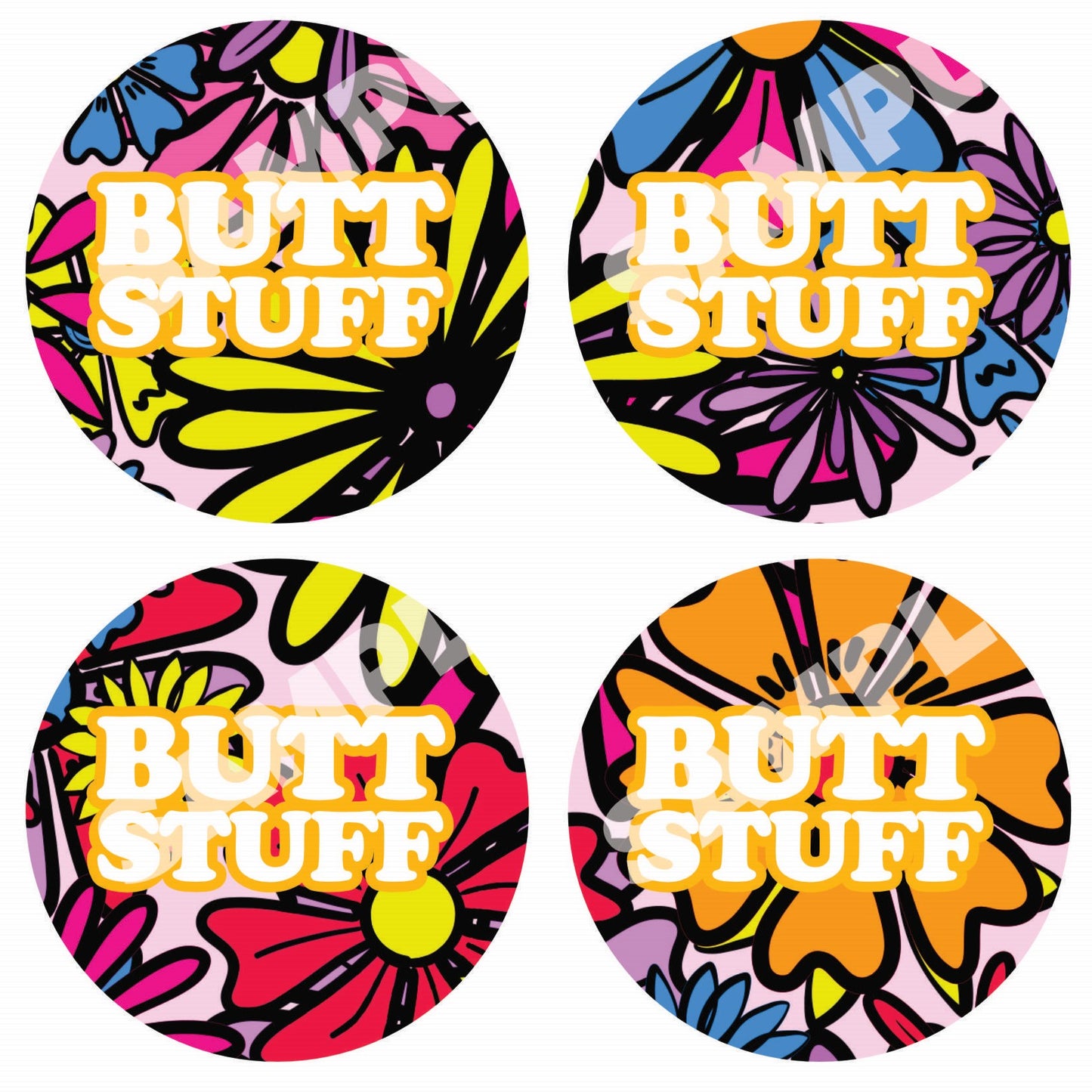 Butt Stuff - Sticker Sheet