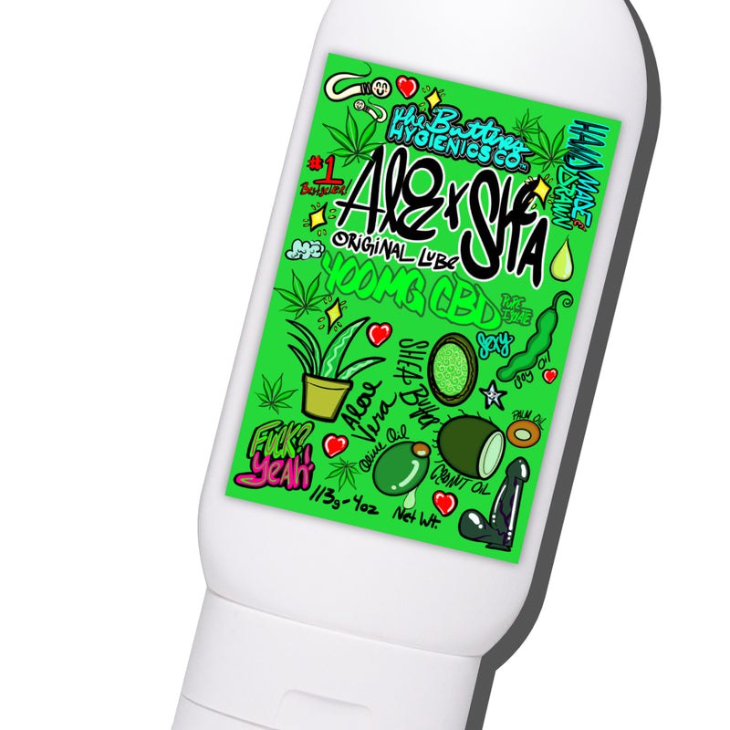The Butters CBD Aloe X Shea Lube – Ultra-Moisturizing Hybrid Lubricant w/ CBD Isolate