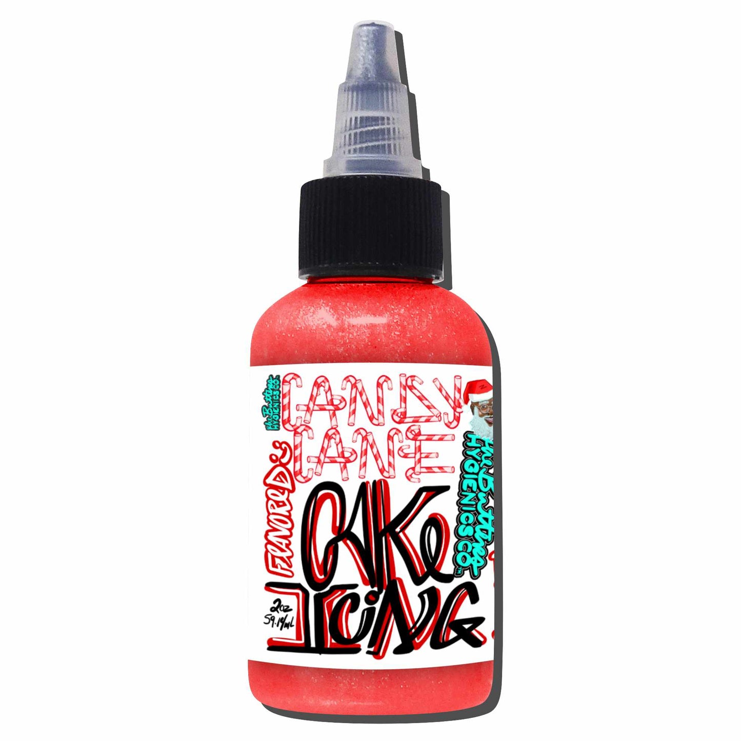 Cake Icing "Candy Cane" FLAVORED - Nourishing Booty n Body Shimmer Oil