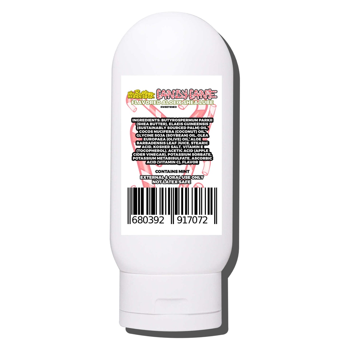 Candy Cane Flavored Lube: The Butters | Aloe X Shea - Natural Flavor