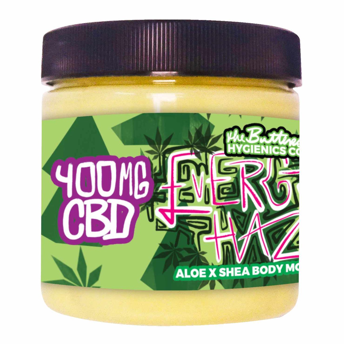 Evergreen Haze CBD - Body Moisturizer Aloe X Shea #89 (400MG CBD Isolate)