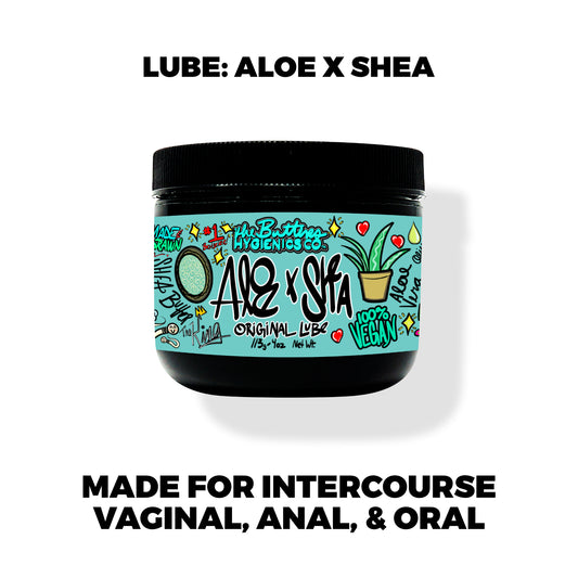 Lube: The Butters | Aloe X Shea - Ultra Long Lasting, Moisturizing, Gentle