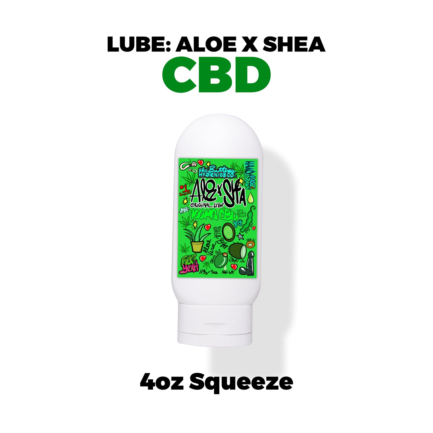 Lubrifiant : Les Butters CBD | Aloe X Shea avec 400MG d'isolat de CBD pur