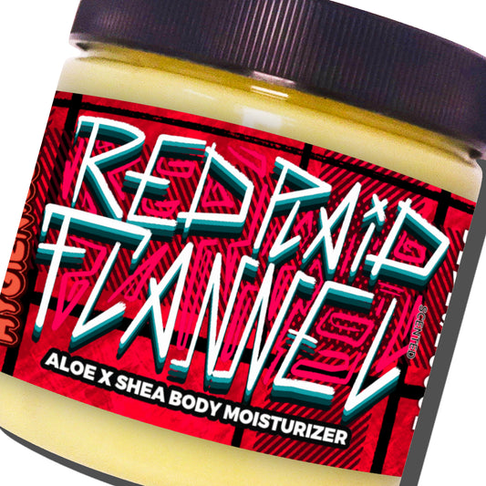 Red Plaid Flannel - Aloe X Shea Body Moisturizer *2024 LIMITED EDITION*