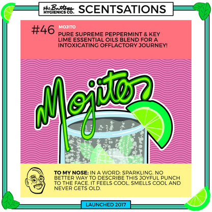 Exfoliante: Mojito | Azúcar sin refinar y lima - Antiedad n.° 46 