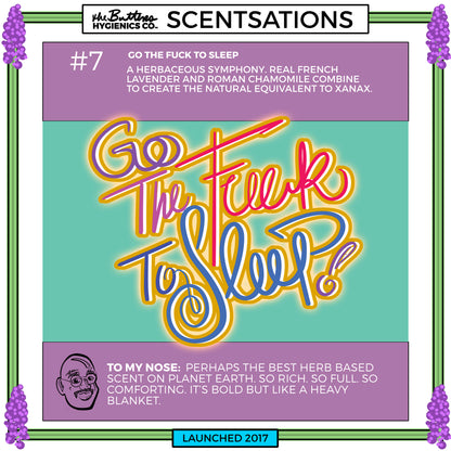 GTFTS: Go The F*** To Sleep CBD - Uber Moisturizing Bath Bomb [TRIPLE SIZED] 100MG CBD