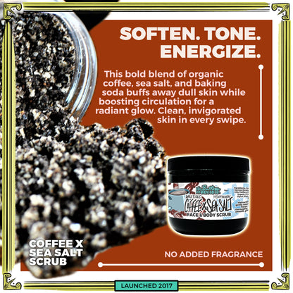 Scrub: Coffee X Sea Salt - Anti-Inflammatory X Tone Evening