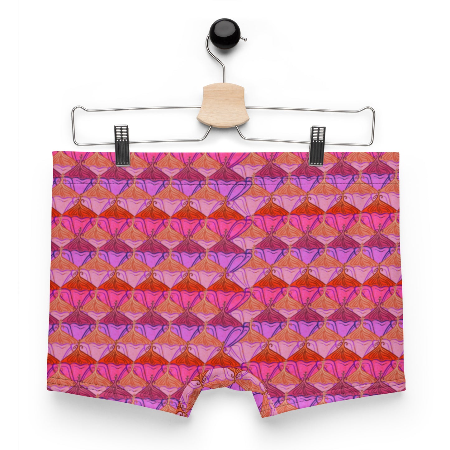 Sa Fleur {Flamingo} Boxer Briefs (Sizes XS-3X) [FREE SHIPPING]