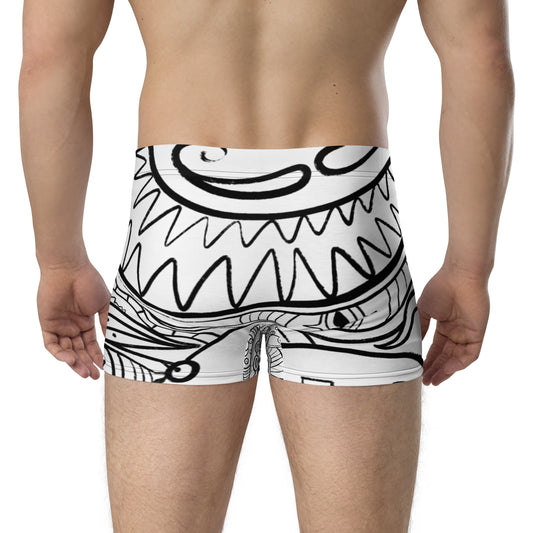 Psychadelia {WHITE} Boxer Briefs (Sizes XS-3X) [FREE SHIPPING]