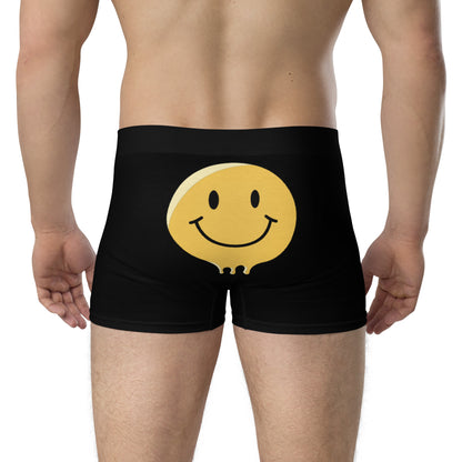 Happy Human {Black} Boxer Briefs (Sizes XS-3X) [FREE SHIPPING]