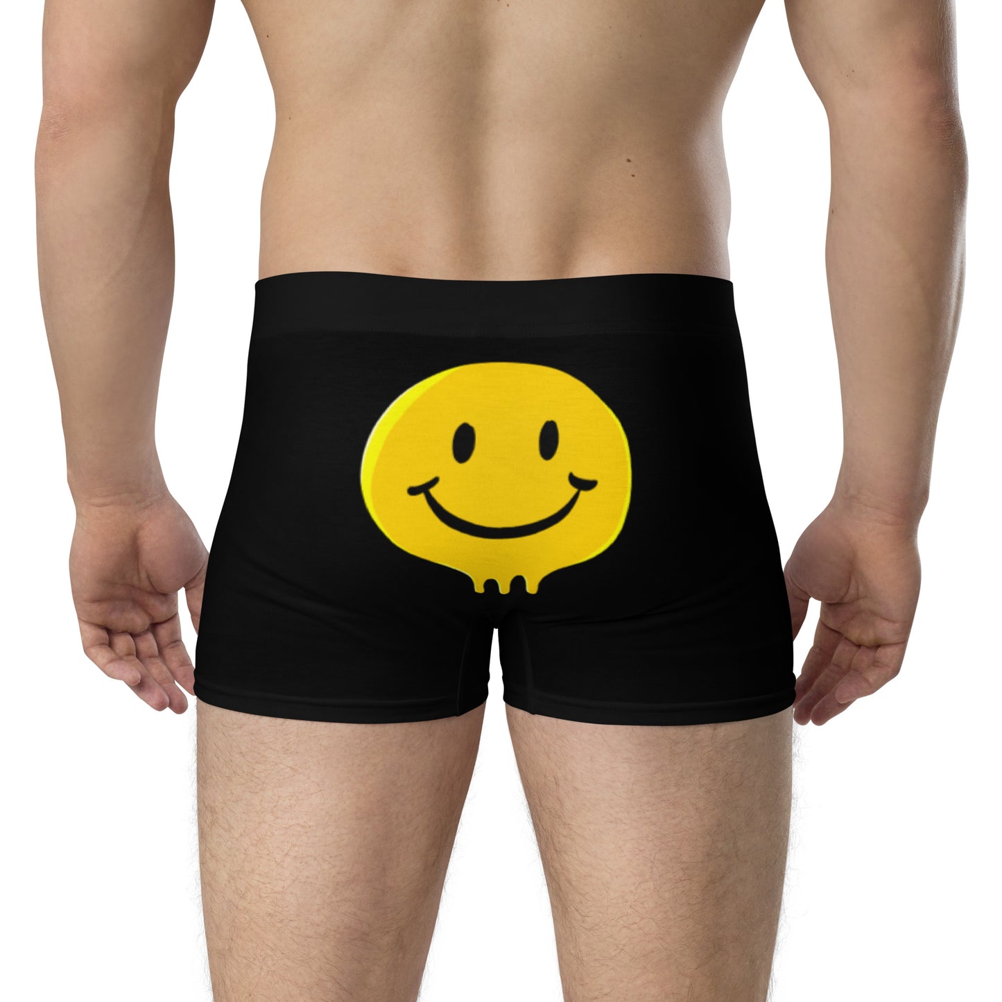 Happy Human {Black} Boxer Briefs (Sizes XS-3X) [FREE SHIPPING]