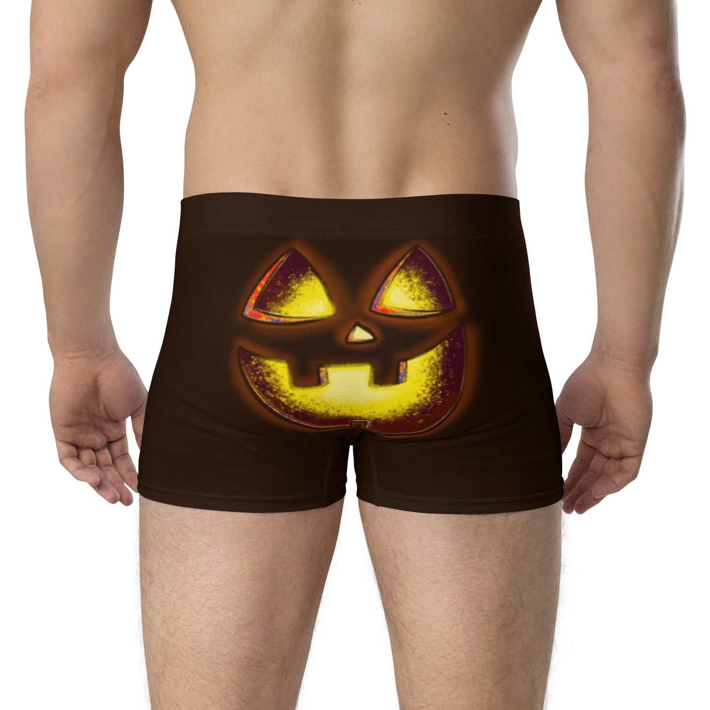 Mr. Spookington (DARK BROWN) Boxer Briefs (Sizes XS-3X) [FREE SHIPPING]