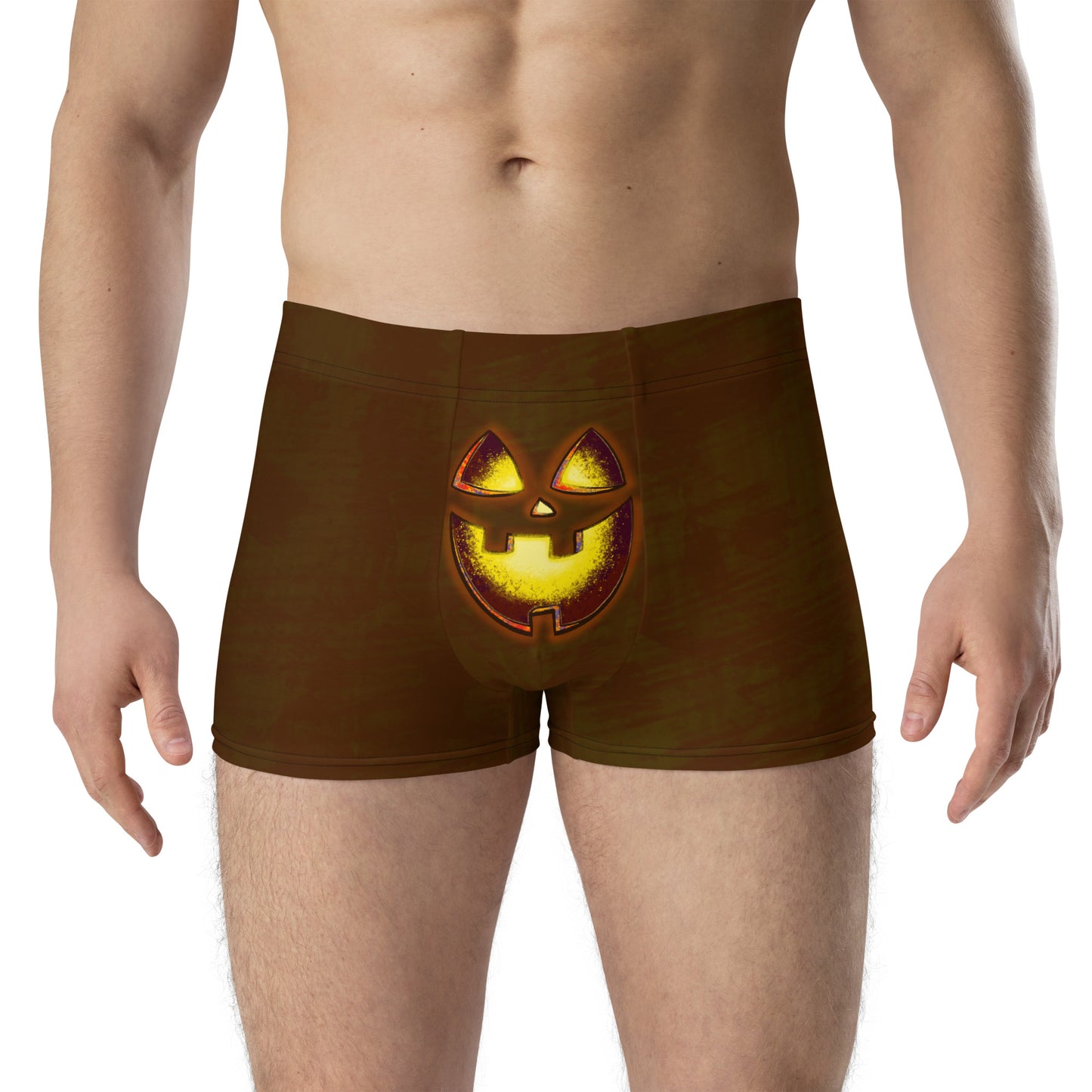 Mr. Spookington (Brown) Boxer Briefs (Sizes XS-3X) [FREE SHIPPING]