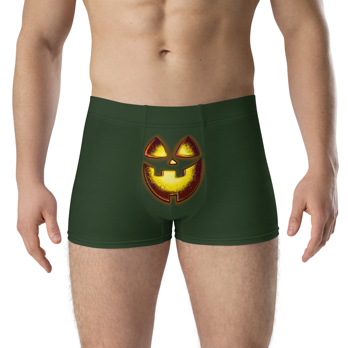 Mr. Spookington Boxer Briefs (GREEN) (Sizes XS-3X) [FREE SHIPPING]