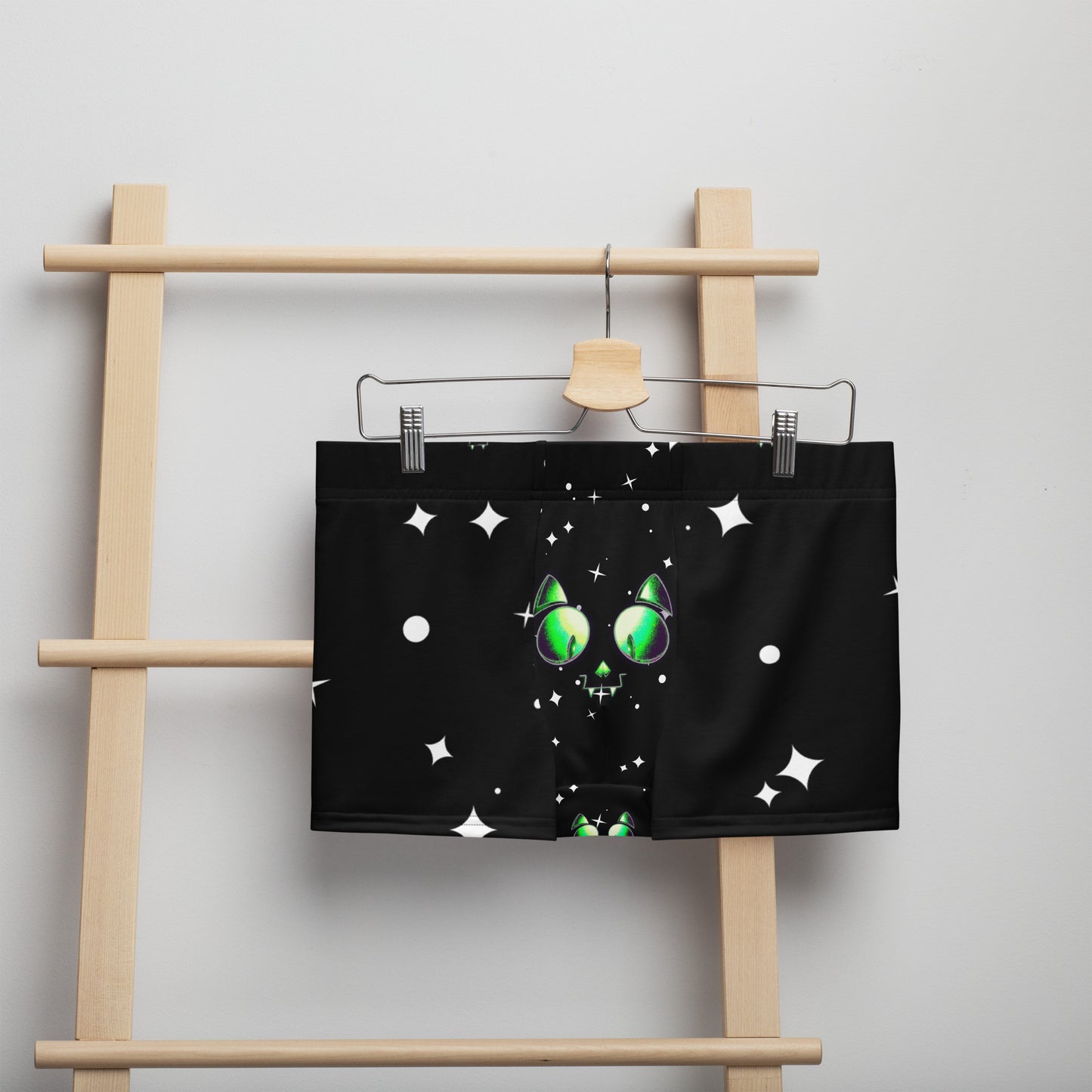 Skelecat (Space) Boxer Briefs (Sizes XS-3X) [FREE SHIPPING]