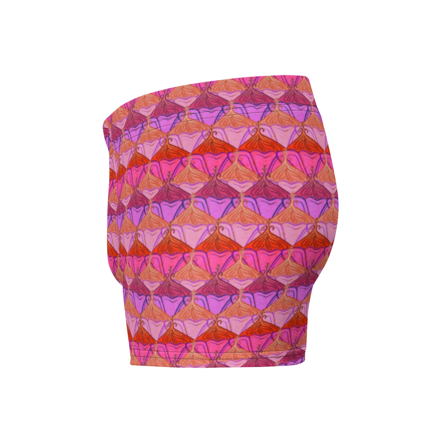 Sa Fleur {Flamingo} Boxer Briefs (Sizes XS-3X) [FREE SHIPPING]