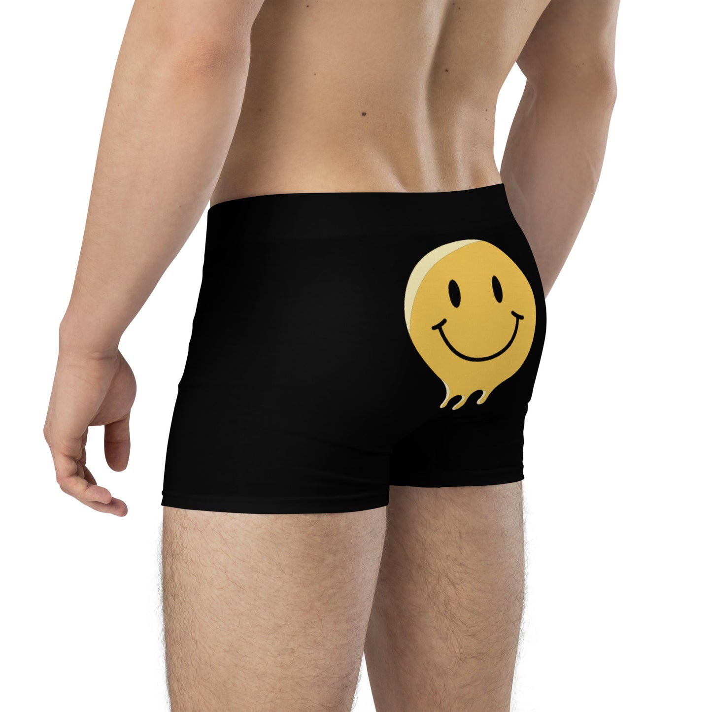 Happy Human {Black} Boxer Briefs (Sizes XS-3X) [FREE SHIPPING]