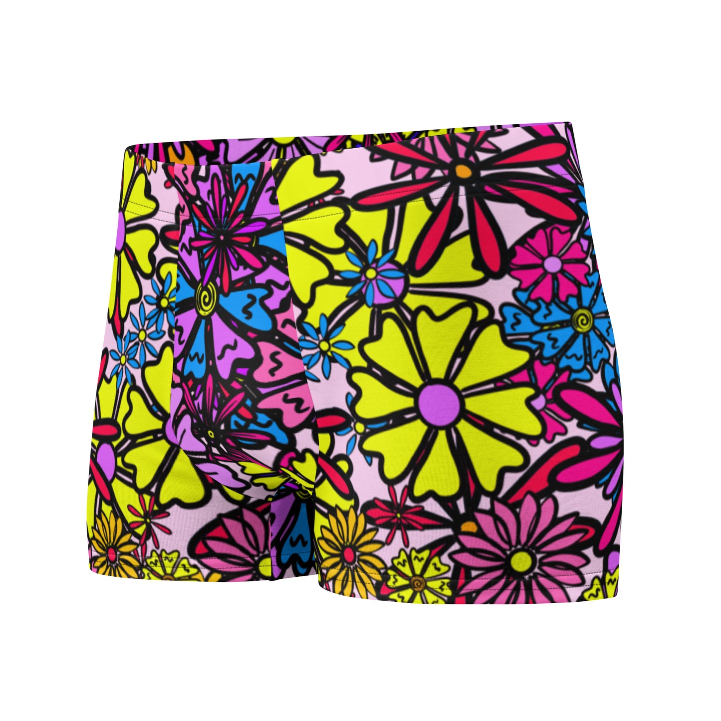 Forbidden Flower {Purple} Boxer Briefs (Sizes XS-3X) [FREE SHIPPING]