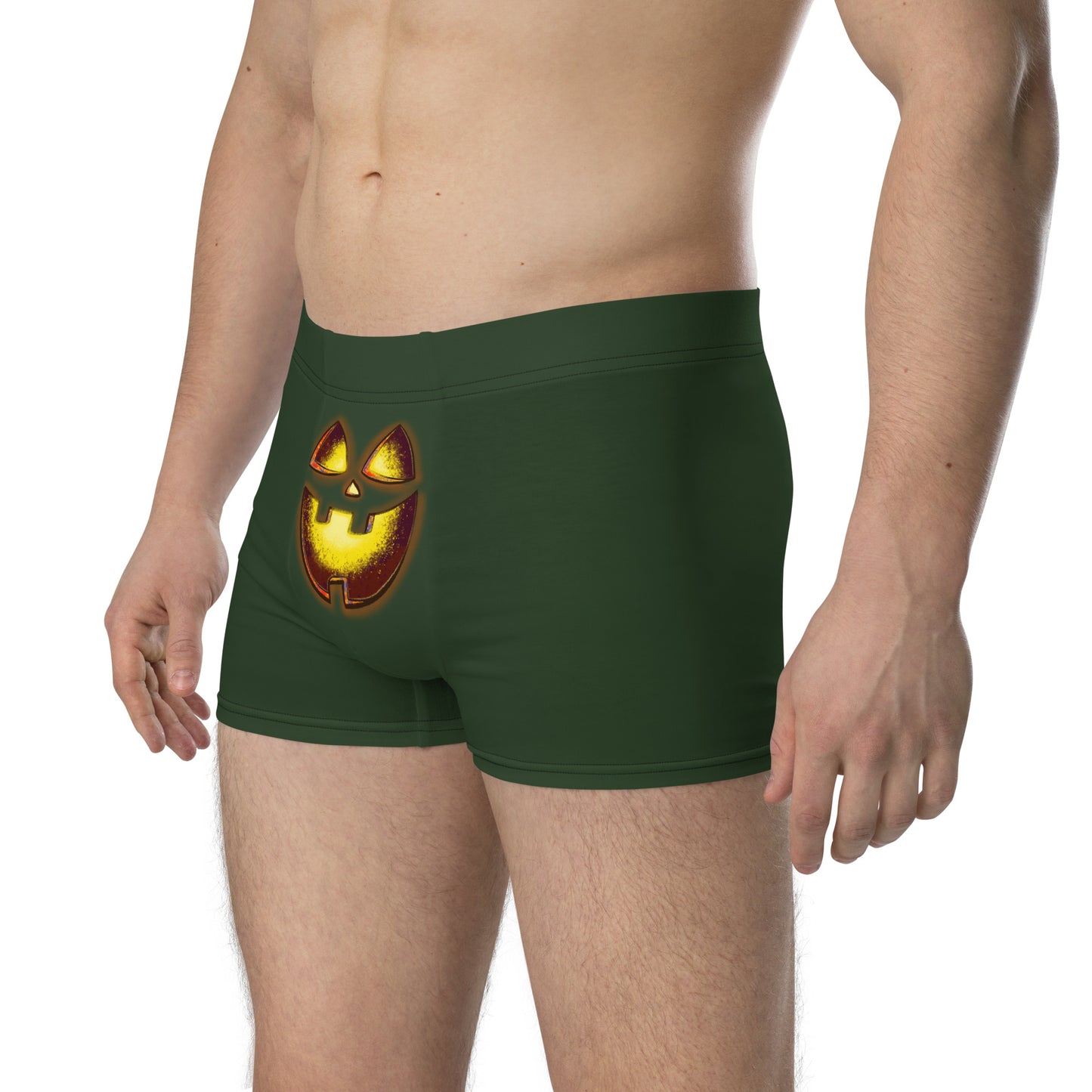 Mr. Spookington Boxer Briefs (GREEN) (Sizes XS-3X) [FREE SHIPPING]