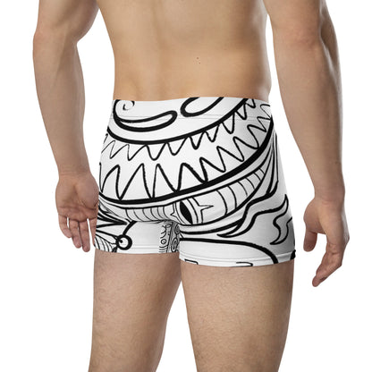 Psychadelia {WHITE} Boxer Briefs (Sizes XS-3X) [FREE SHIPPING]