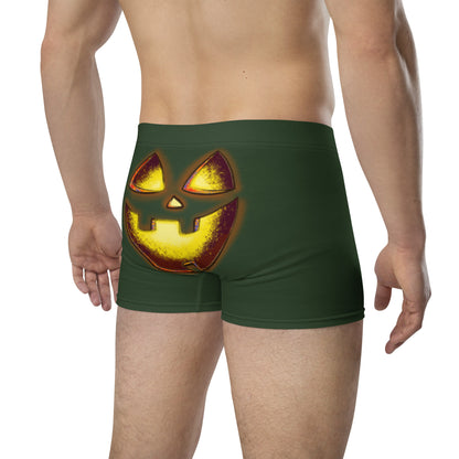 Mr. Spookington Boxer Briefs (GREEN) (Sizes XS-3X) [FREE SHIPPING]