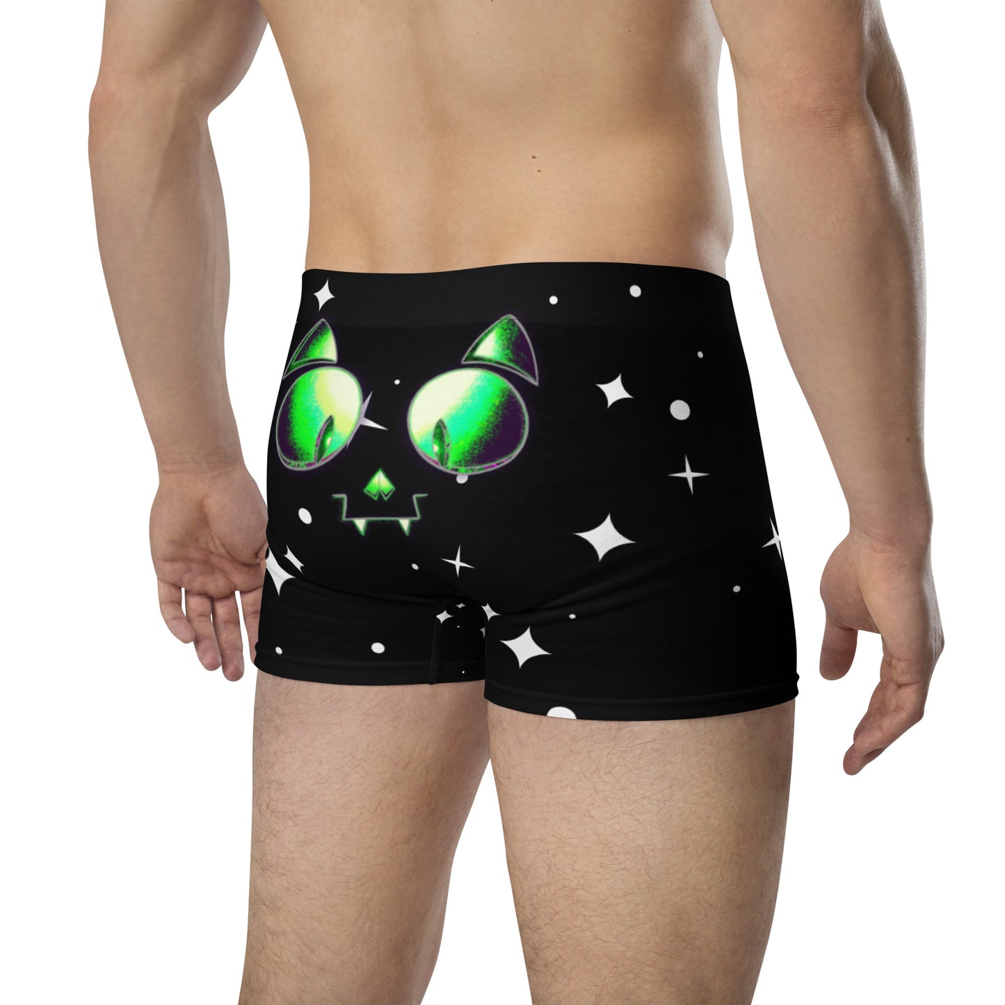 Skelecat (Space) Boxer Briefs (Sizes XS-3X) [FREE SHIPPING]