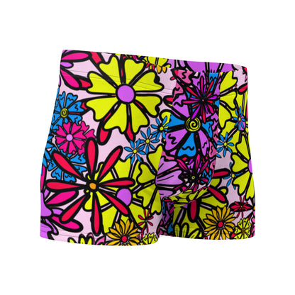 Forbidden Flower {Purple} Boxer Briefs (Sizes XS-3X) [FREE SHIPPING]