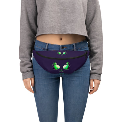 Skelecat Everyday Fanny Pack w Inner Pocket [FREE SHIPPING]