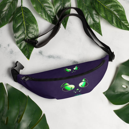 Skelecat Everyday Fanny Pack w Inner Pocket [FREE SHIPPING]