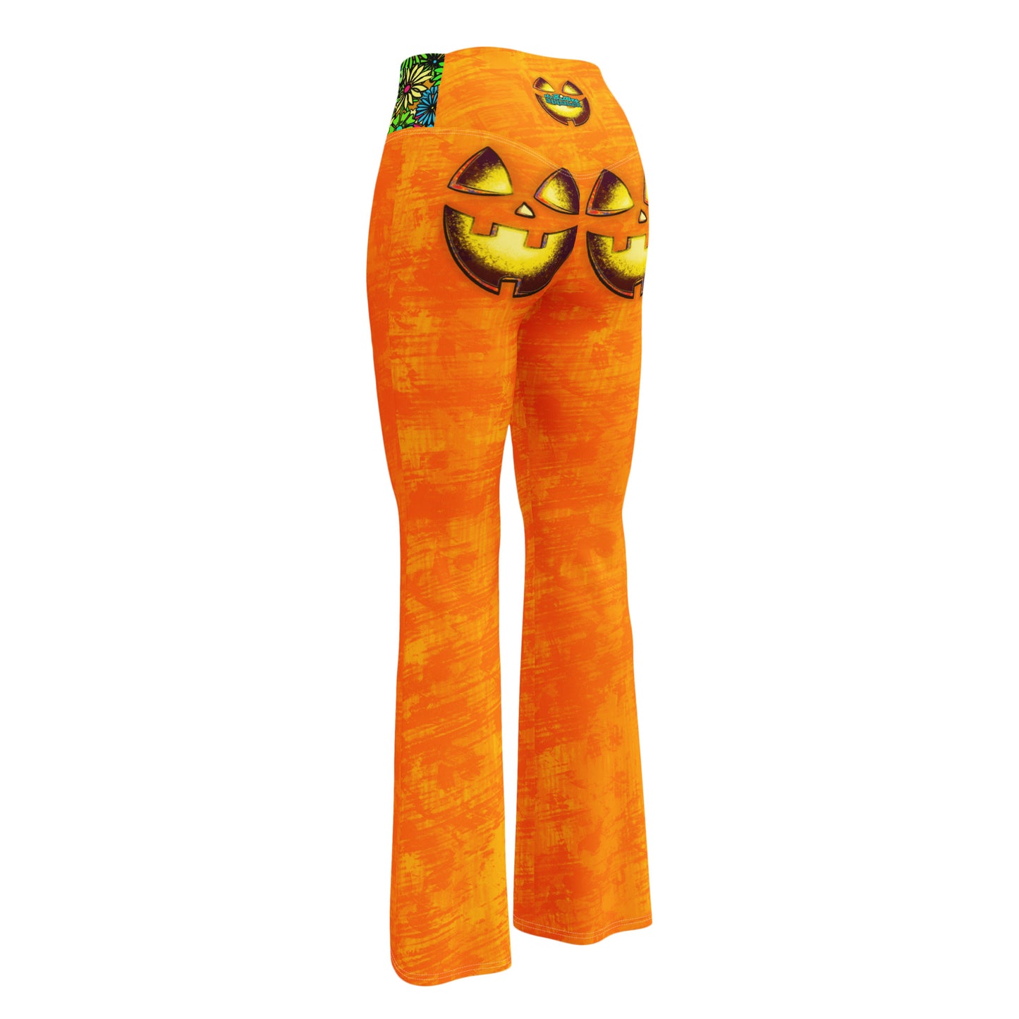 Mr Spookington Super Jiggle Flare Leggings w Pocket, Moisture Wicking [Sizes 2XS-6XL] {FREE SHIPPING}