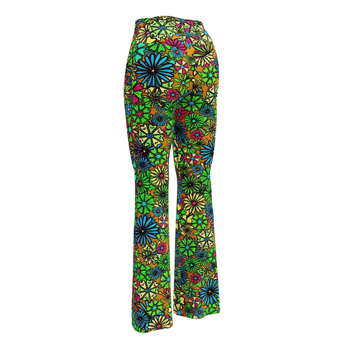 Forbidden Flower {AUTUMN} Jiggle Flare Leggings w Pocket, Moisture Wicking [Sizes 2XS-6XL] {FREE SHIPPING}