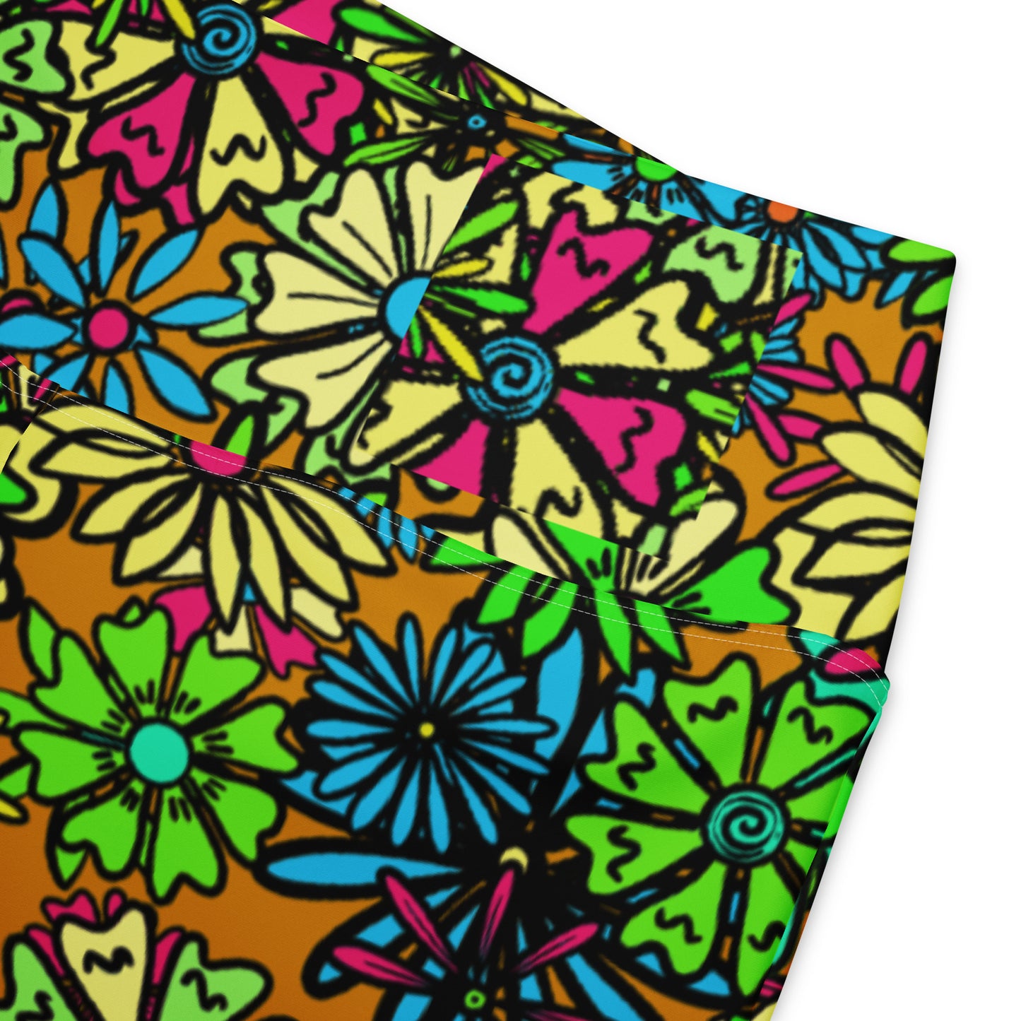 Forbidden Flower {AUTUMN} Jiggle Flare Leggings w Pocket, Moisture Wicking [Sizes 2XS-6XL] {FREE SHIPPING}