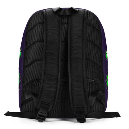 Skelecat (Purple) Everyday Backpack w Laptop Sleeve