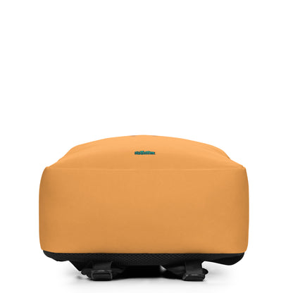 Skelecat (Orange) Everyday Backpack w Laptop Sleeve