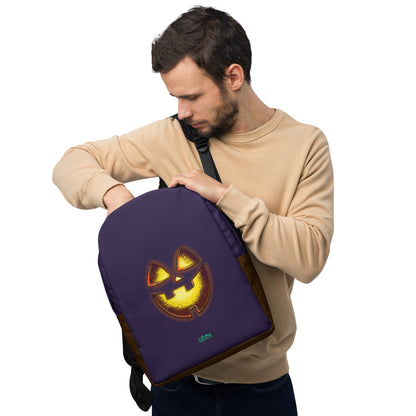 Mr Spookington (Purple) Everyday Backpack w Laptop Sleeve