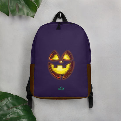 Mr Spookington (Purple) Everyday Backpack w Laptop Sleeve