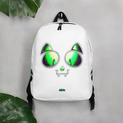 Skelecat (Bone) Everyday Backpack w Laptop Sleeve