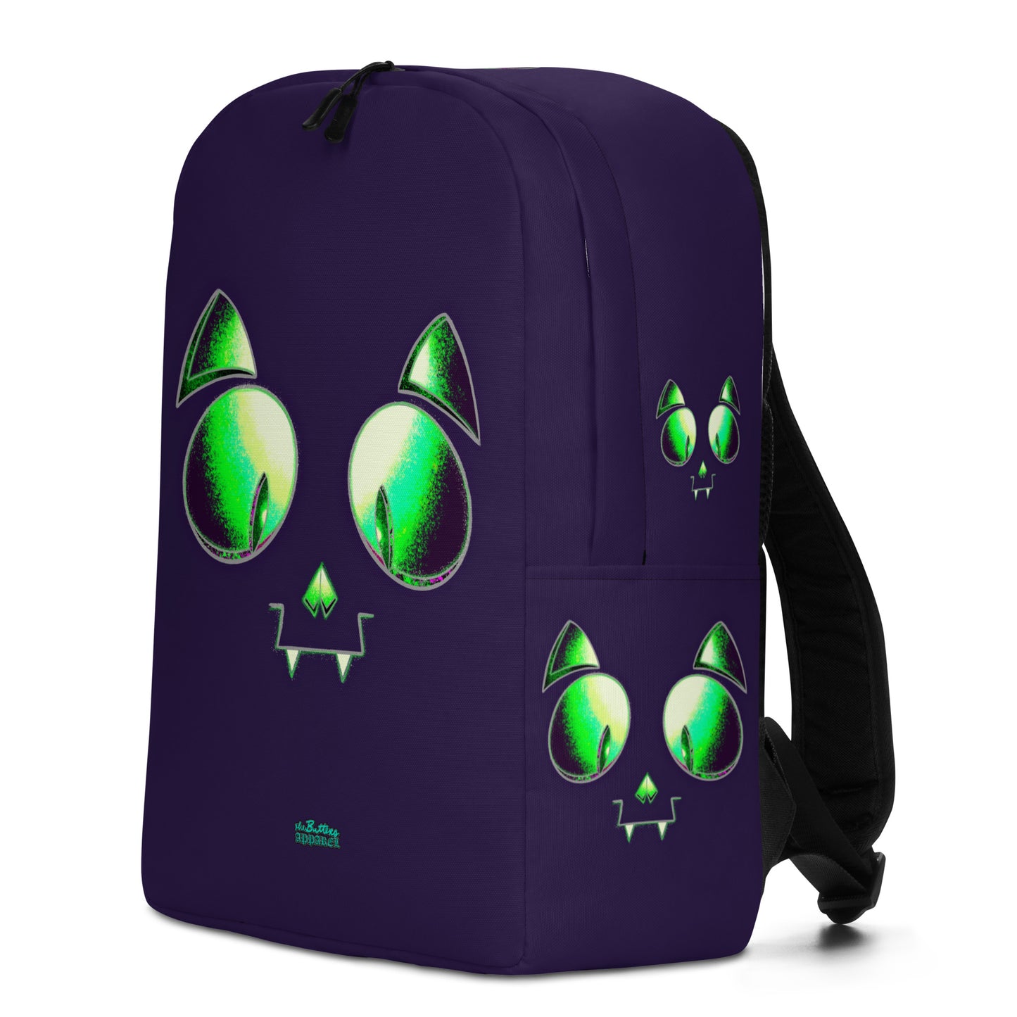 Skelecat (Purple) Everyday Backpack w Laptop Sleeve