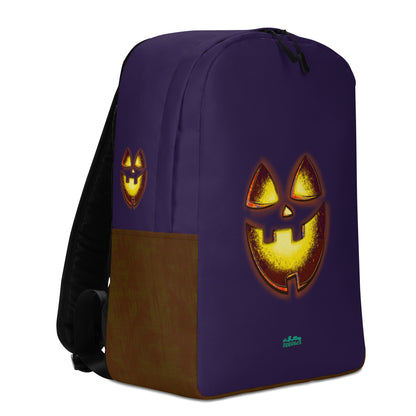 Mr Spookington (Purple) Everyday Backpack w Laptop Sleeve