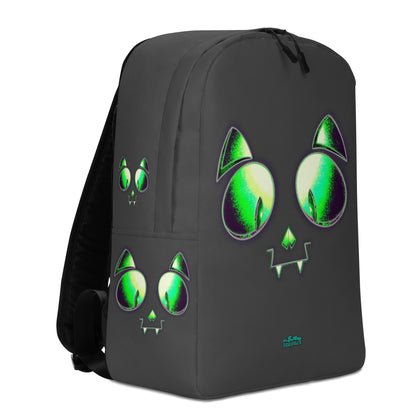 Skelecat (Charcoal) Everyday Backpack w Laptop Sleeve